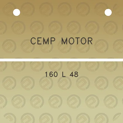 cemp-motor-160-l-48