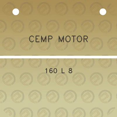 cemp-motor-160-l-8