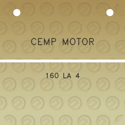 cemp-motor-160-la-4