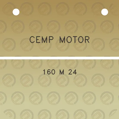 cemp-motor-160-m-24