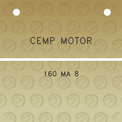 cemp-motor-160-ma-8