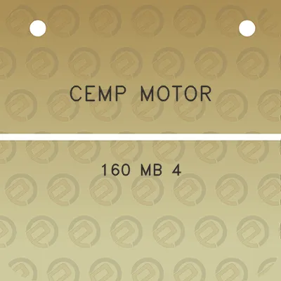 cemp-motor-160-mb-4