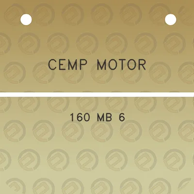 cemp-motor-160-mb-6