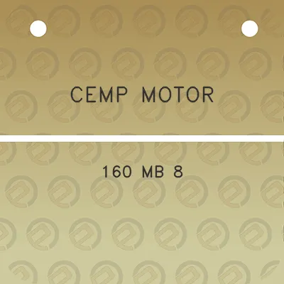 cemp-motor-160-mb-8