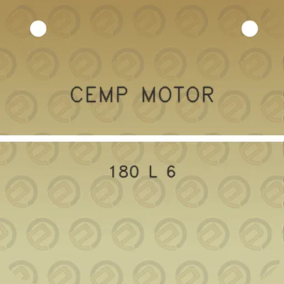 cemp-motor-180-l-6