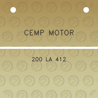 cemp-motor-200-la-412