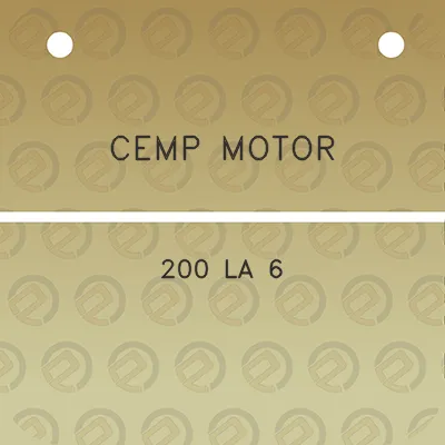 cemp-motor-200-la-6