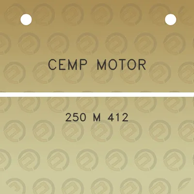 cemp-motor-250-m-412