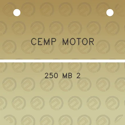 cemp-motor-250-mb-2