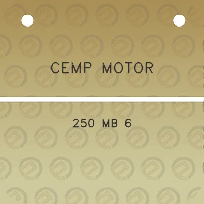 cemp-motor-250-mb-6