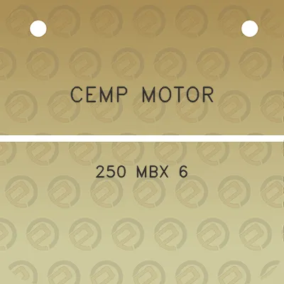 cemp-motor-250-mbx-6