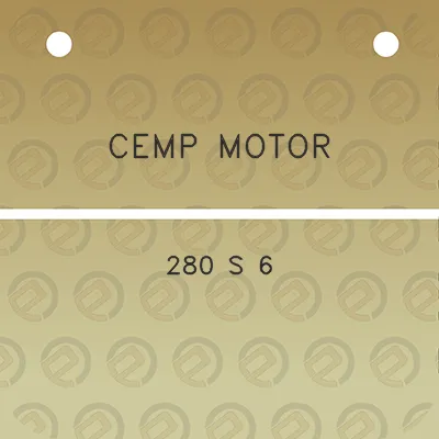 cemp-motor-280-s-6