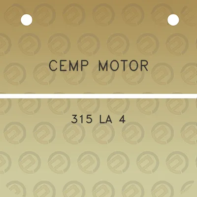 cemp-motor-315-la-4