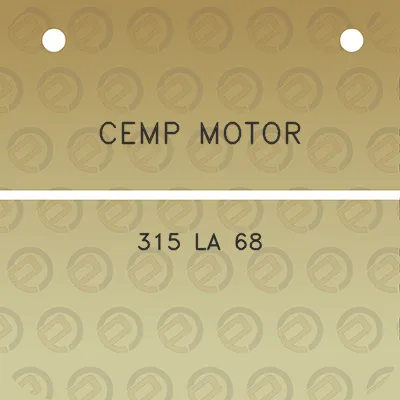 cemp-motor-315-la-68