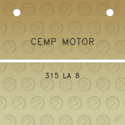 cemp-motor-315-la-8