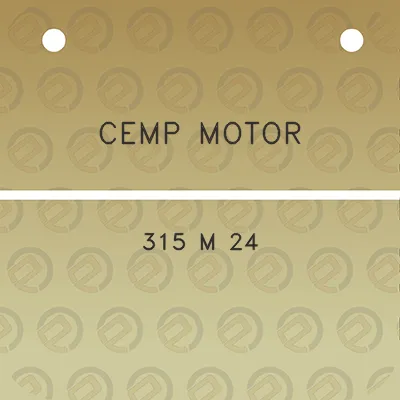 cemp-motor-315-m-24