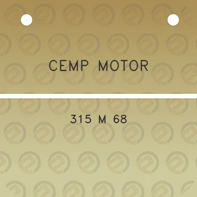 cemp-motor-315-m-68