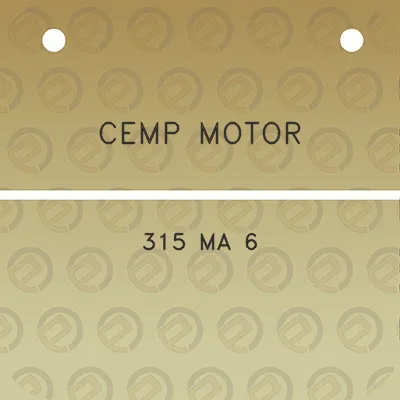 cemp-motor-315-ma-6