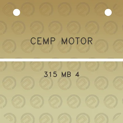 cemp-motor-315-mb-4