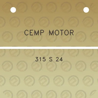 cemp-motor-315-s-24