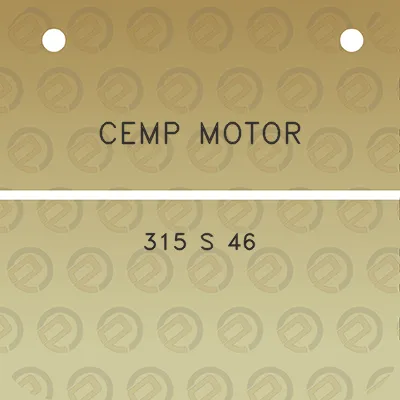 cemp-motor-315-s-46