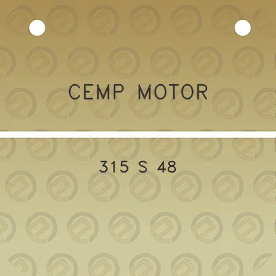 cemp-motor-315-s-48