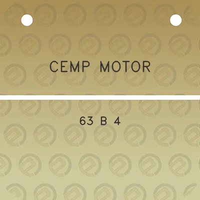 cemp-motor-63-b-4