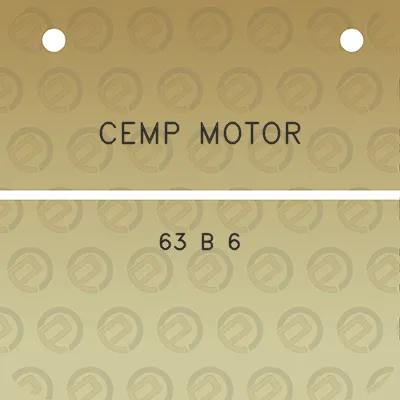 cemp-motor-63-b-6