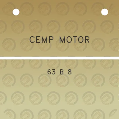 cemp-motor-63-b-8