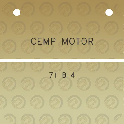 cemp-motor-71-b-4