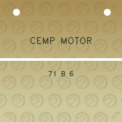 cemp-motor-71-b-6