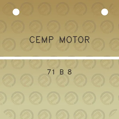 cemp-motor-71-b-8