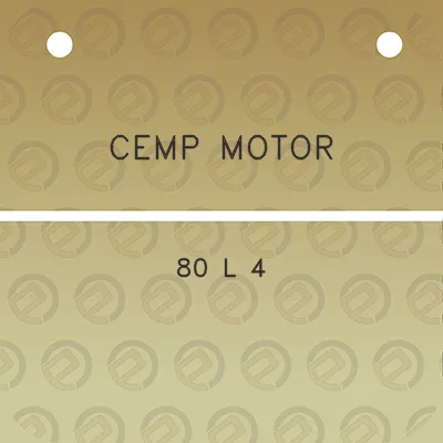 cemp-motor-80-l-4