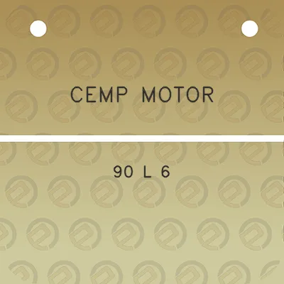 cemp-motor-90-l-6