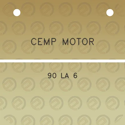 cemp-motor-90-la-6