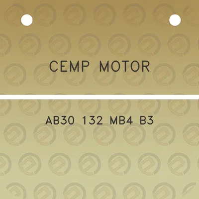 cemp-motor-ab30-132-mb4-b3