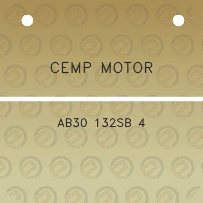 cemp-motor-ab30-132sb-4