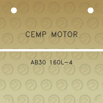 cemp-motor-ab30-160l-4