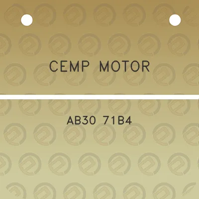 cemp-motor-ab30-71b4