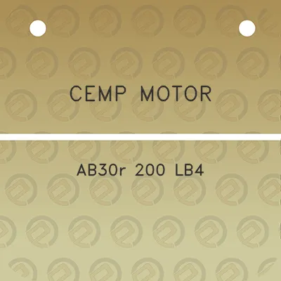 cemp-motor-ab30r-200-lb4