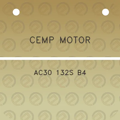 cemp-motor-ac30-132s-b4