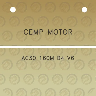 cemp-motor-ac30-160m-b4-v6