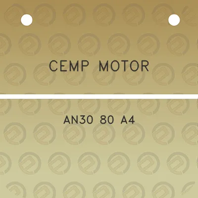 cemp-motor-an30-80-a4