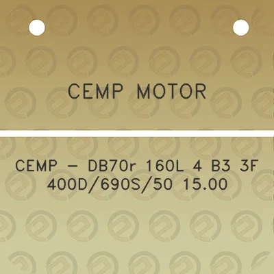 cemp-motor-cemp-db70r-160l-4-b3-3f-400d690s50-1500