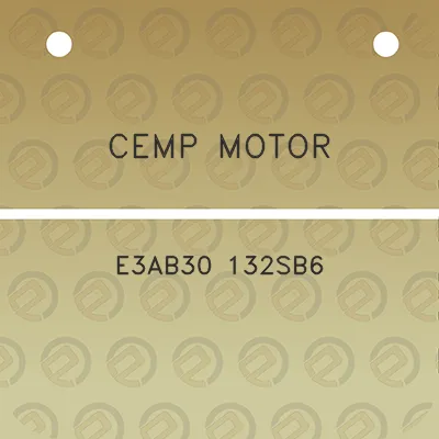 cemp-motor-e3ab30-132sb6