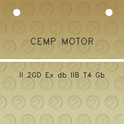 cemp-motor-ii-2gd-ex-db-iib-t4-gb