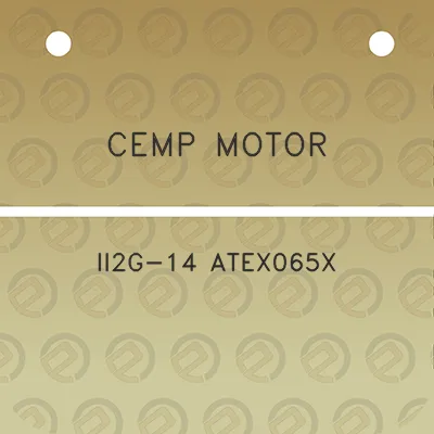 cemp-motor-ii2g-14-atex065x