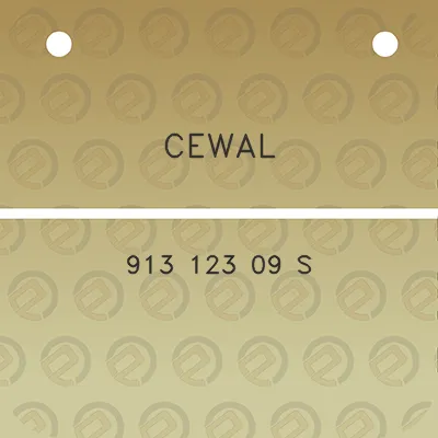 cewal-913-123-09-s