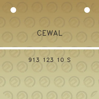 cewal-913-123-10-s