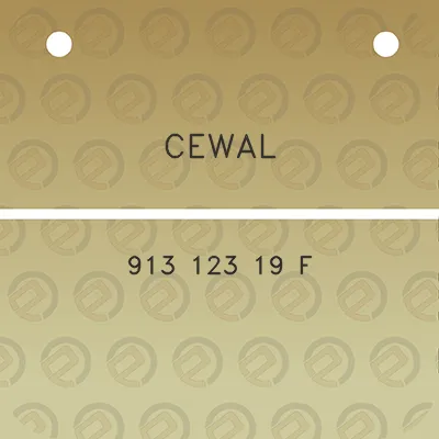 cewal-913-123-19-f